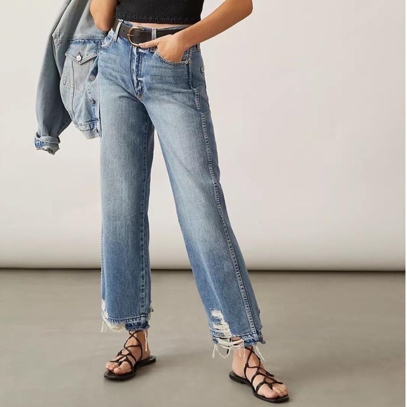 AMO Sophie crop destroyed jeans 24 - Picture 8 of 11